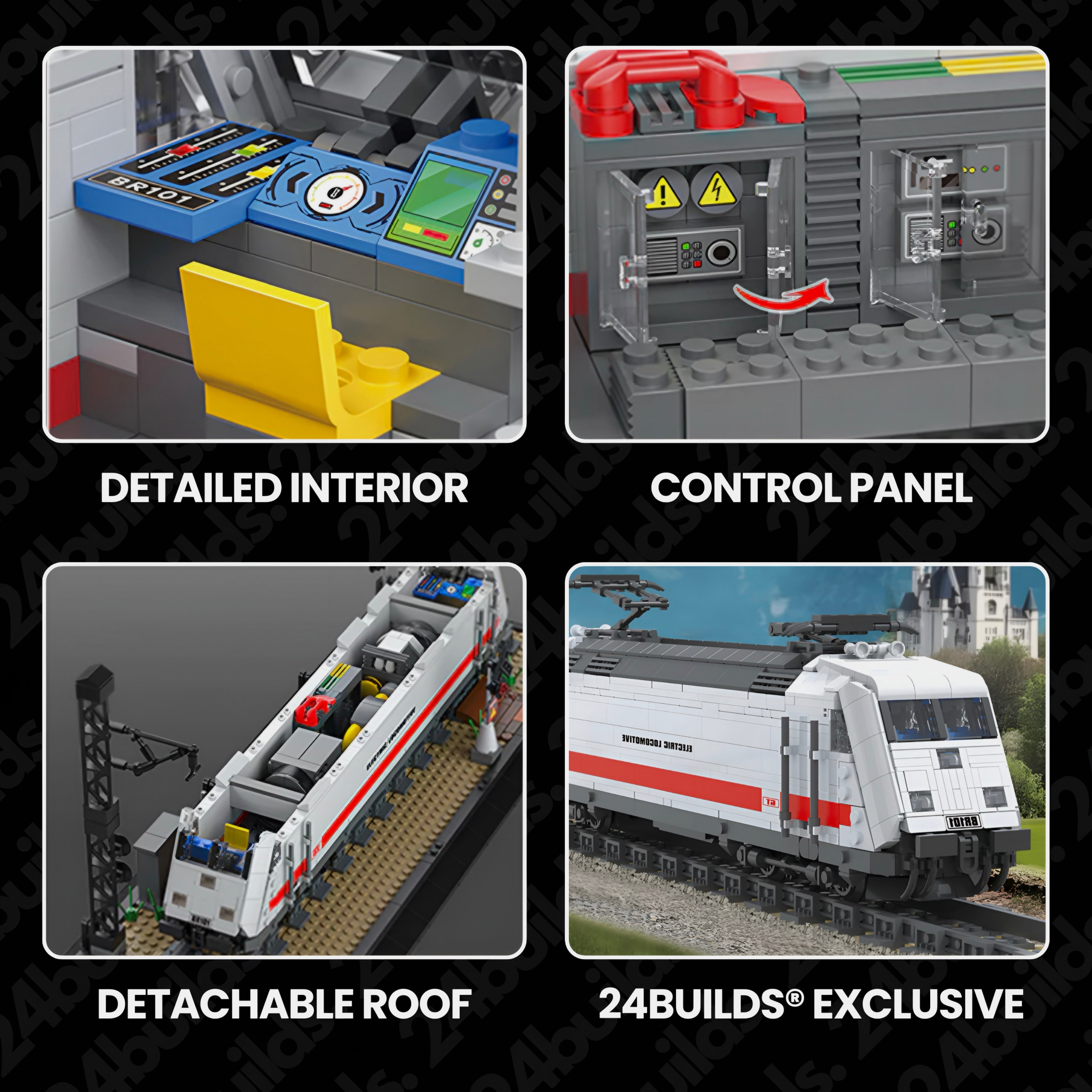 German Express Locomotive BR101 | 1928pcs