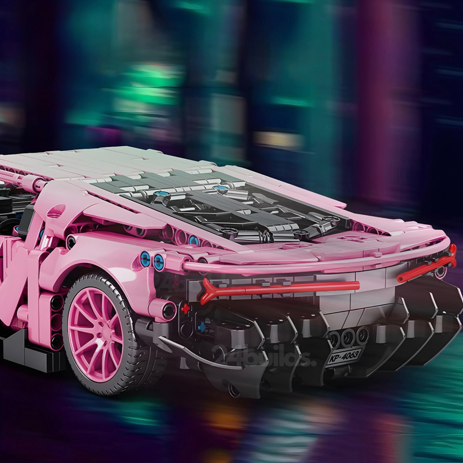 Pink Edition Italian Supercar | 1258pcs
