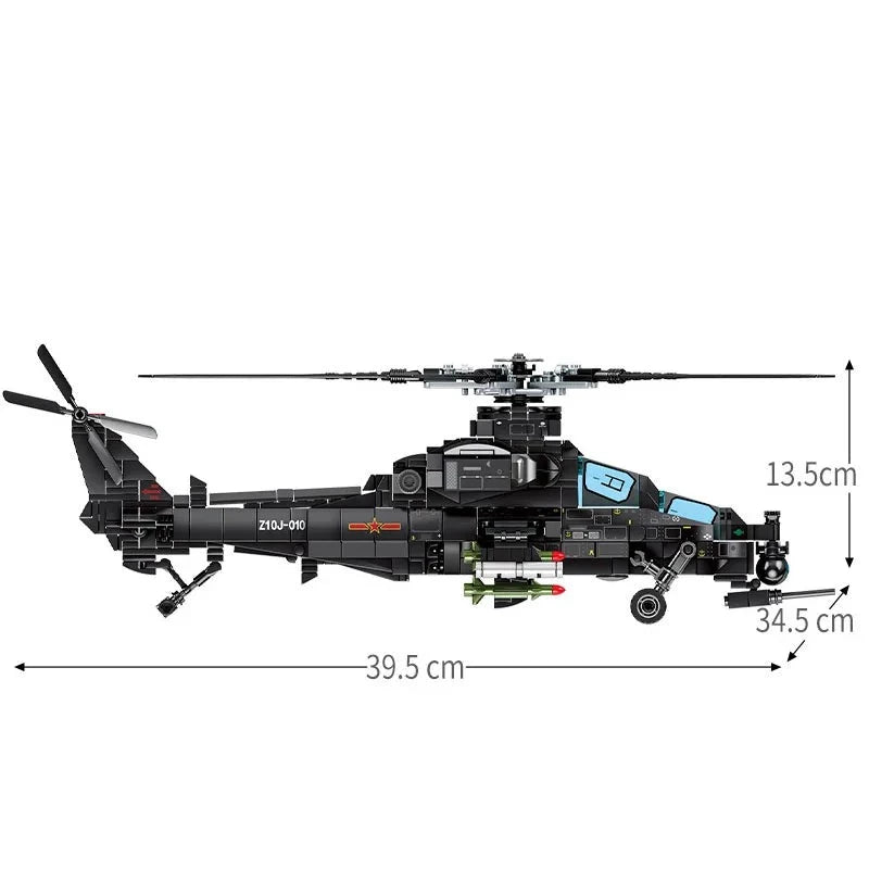 Z-10 Attack Helicopter | 704pcs