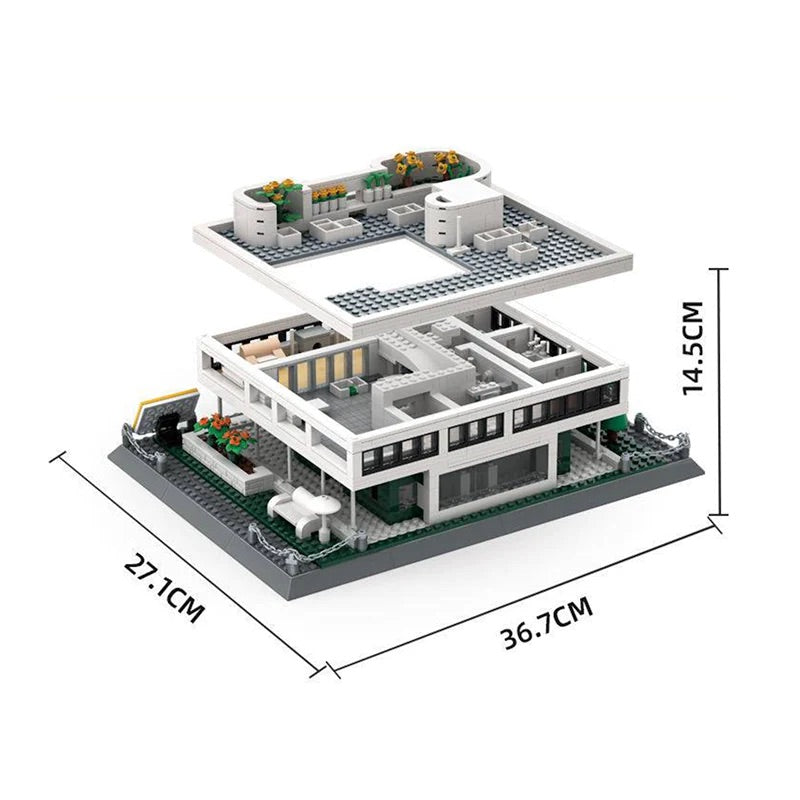 Villa Savoye, Paris | 1225pcs