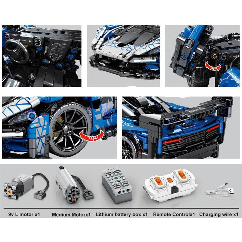 Remote Controlled Senna GTR | 1404pcs