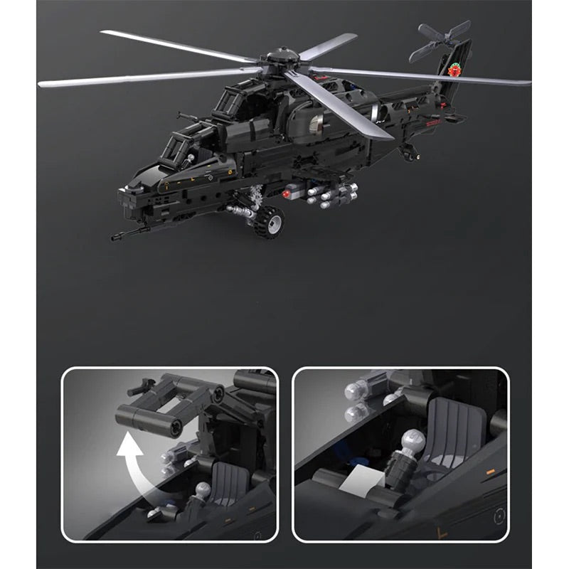 Remote Controlled CAIC Z-10 Helicopter | 992pcs