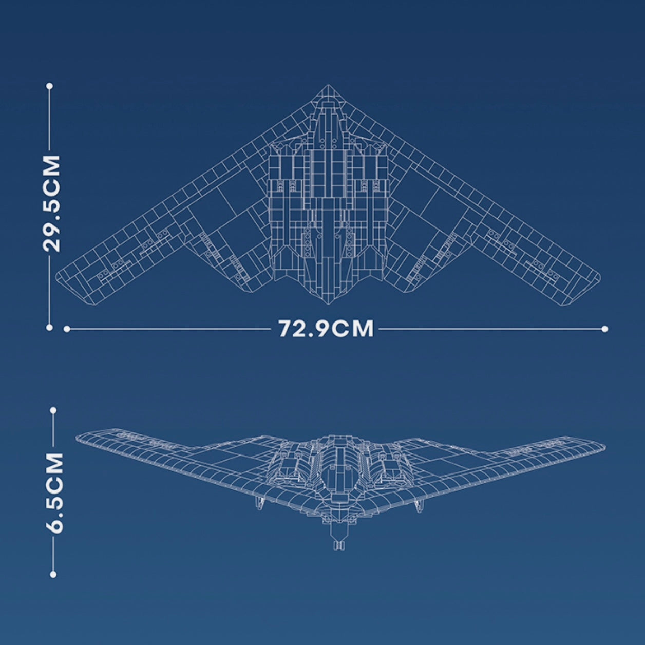 B2 Strategic Bomber | 2064pcs