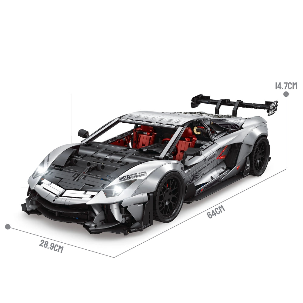 Chrome Bull Widebody Supercar