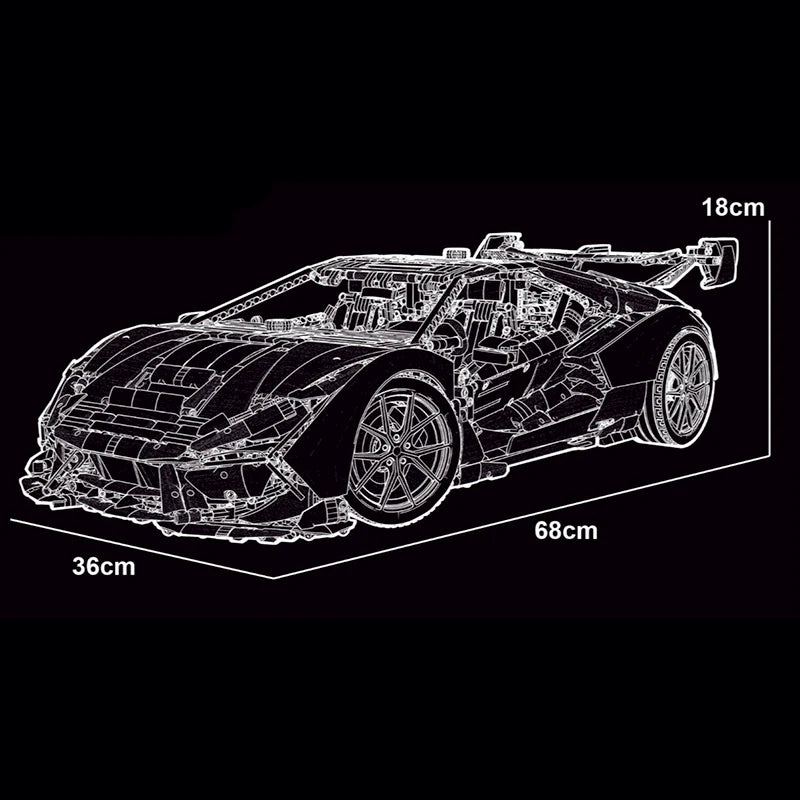 The Largest Ever Car Model | 6627pcs