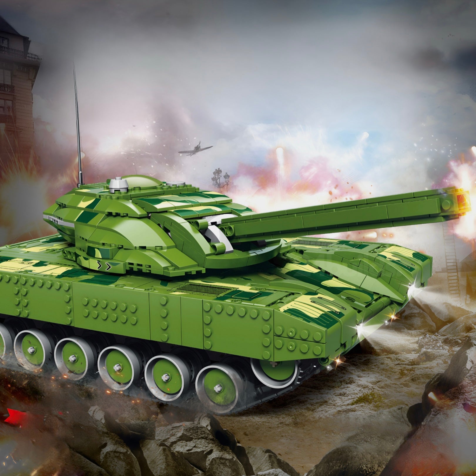 Remote Controlled Goliath VII Tank | 1518pcs