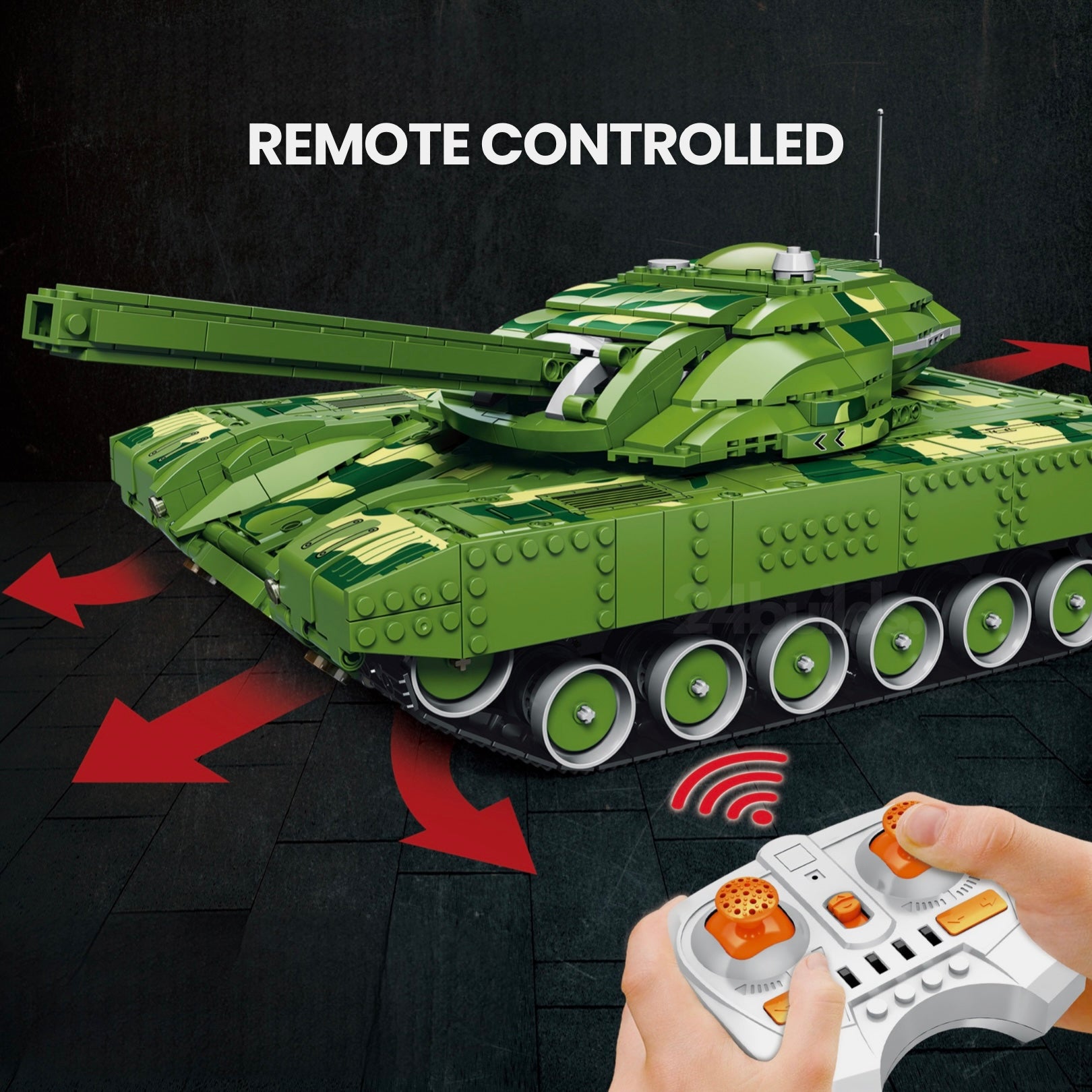 Remote Controlled Goliath VII Tank | 1518pcs