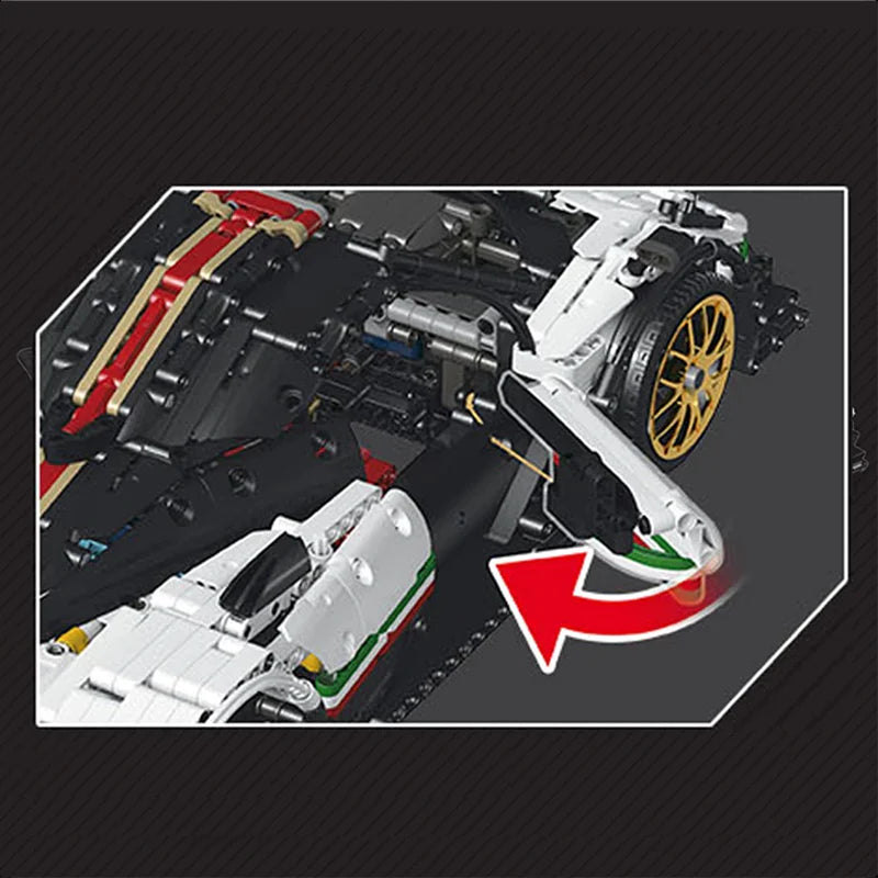 Pagani Zonda R | 2298pcs