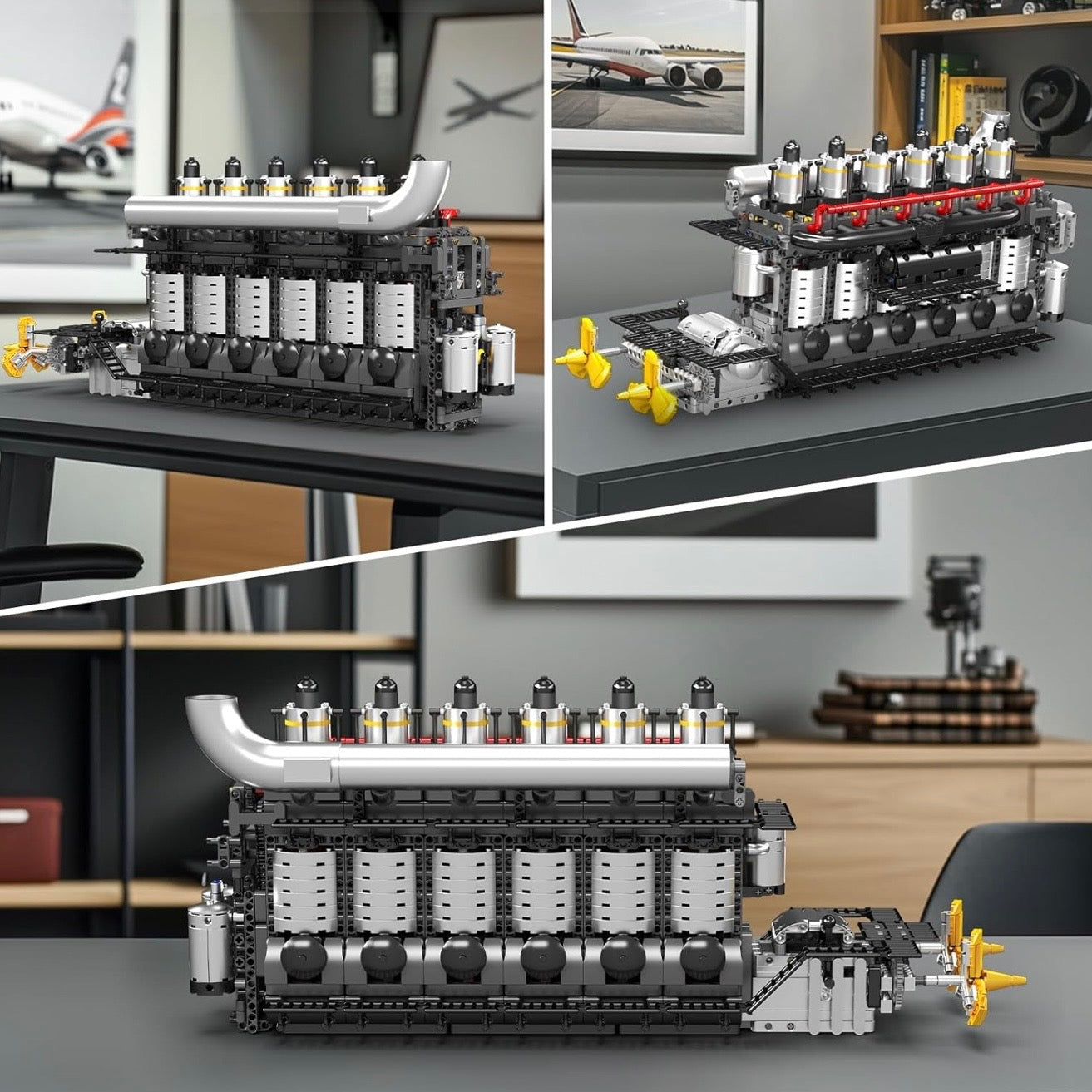 Dual Propeller Maritime Diesel Engine | 3222pcs