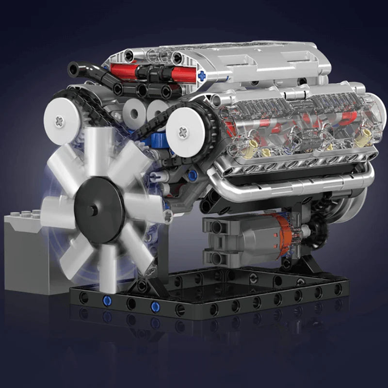 Motorised V8 Engine | 534pcs