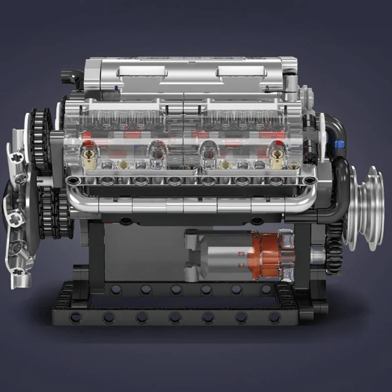 Motorised V8 Engine | 534pcs