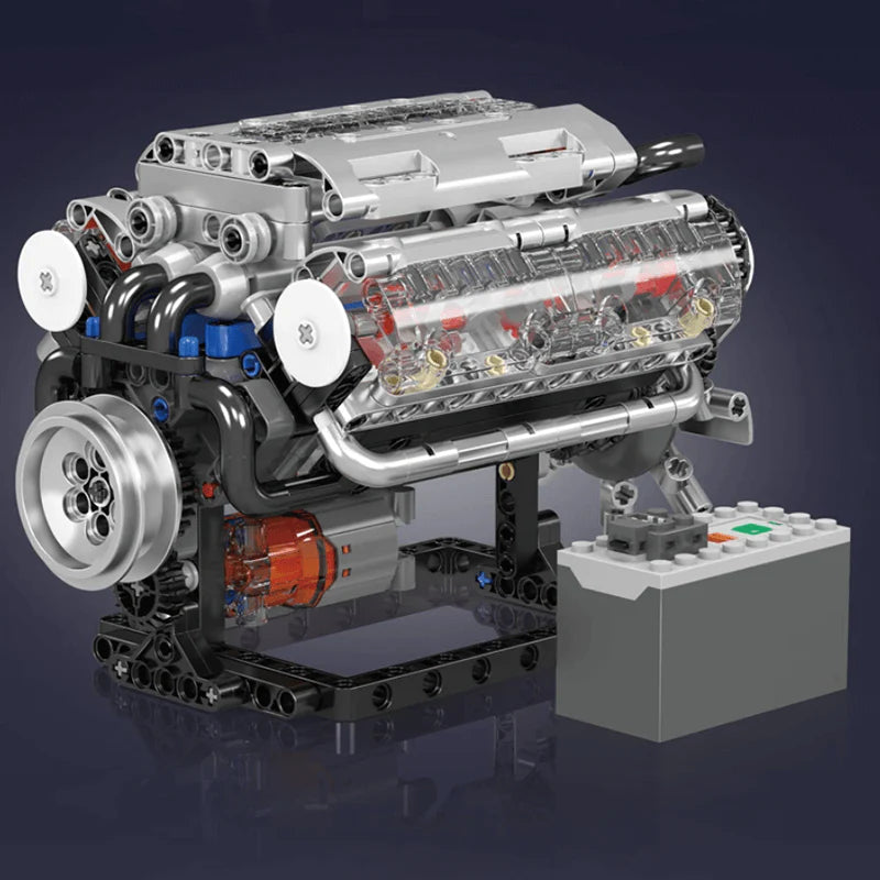Motorised V8 Engine | 534pcs
