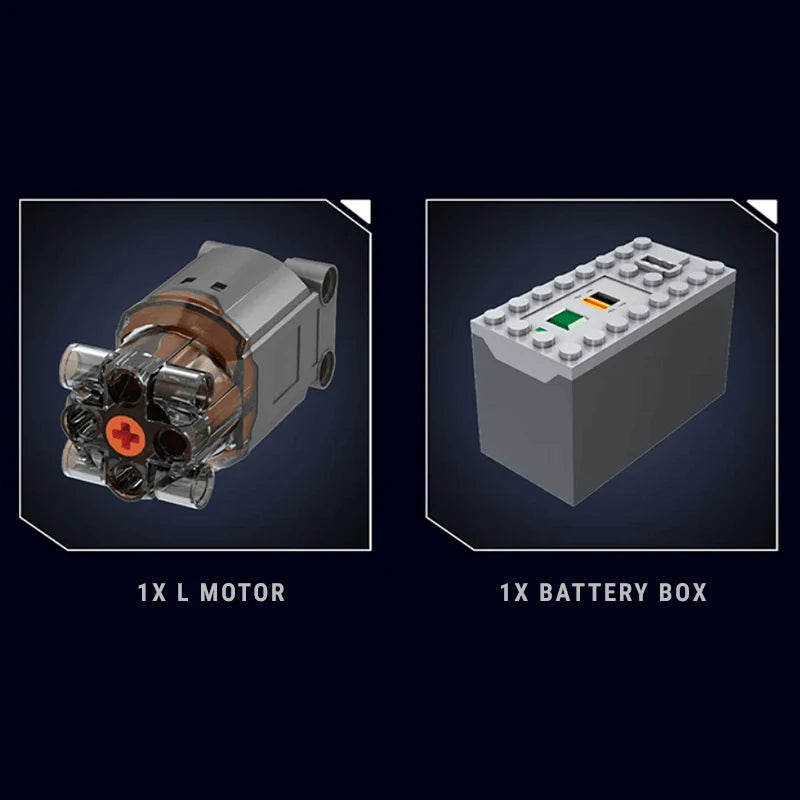 Motorised V8 Engine | 534pcs