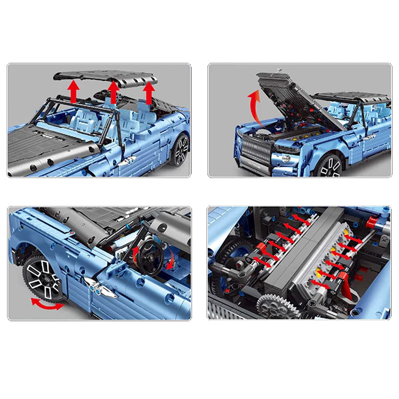 Remote Controlled Boat Tail | 2902pcs