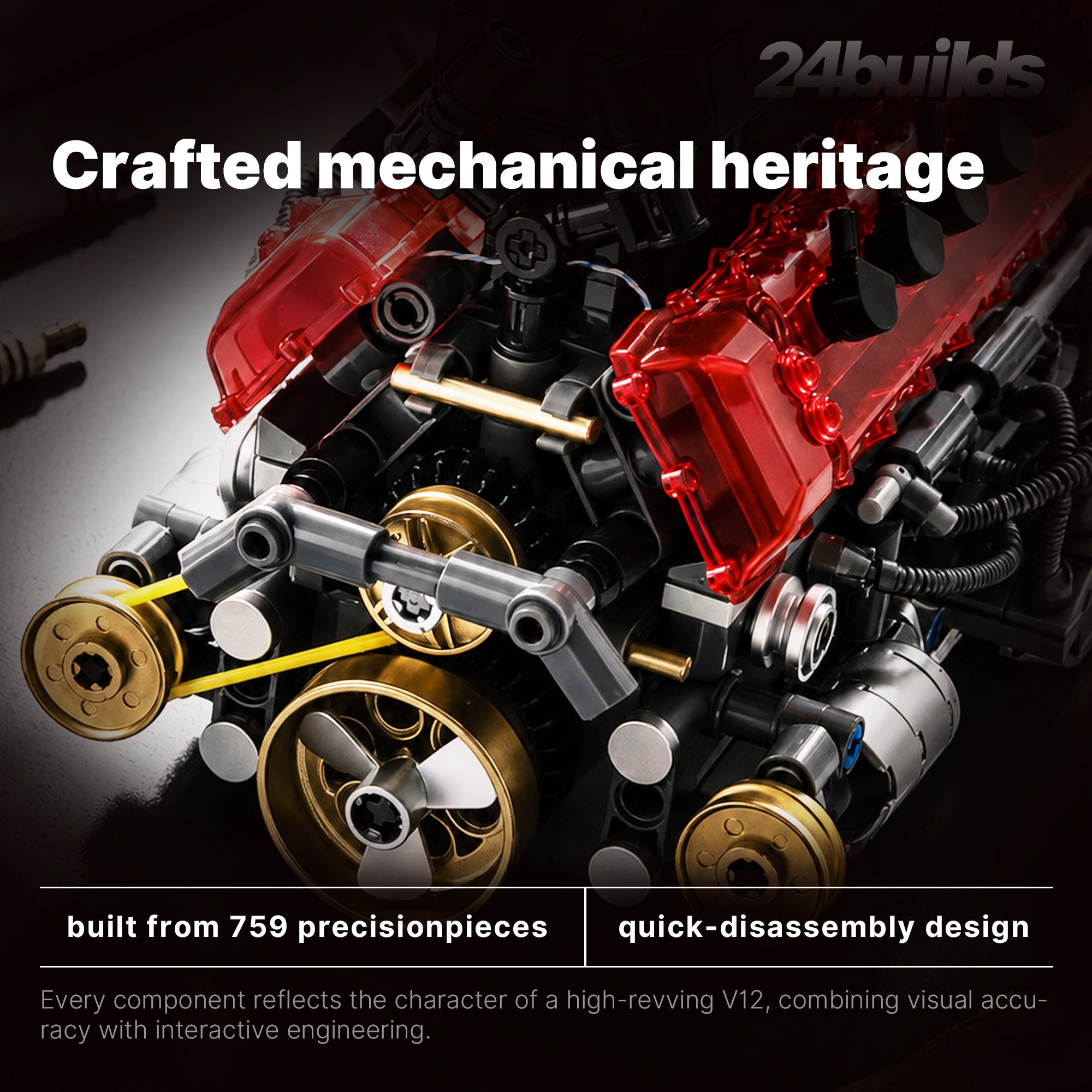 Motorised Italian V12 Engine