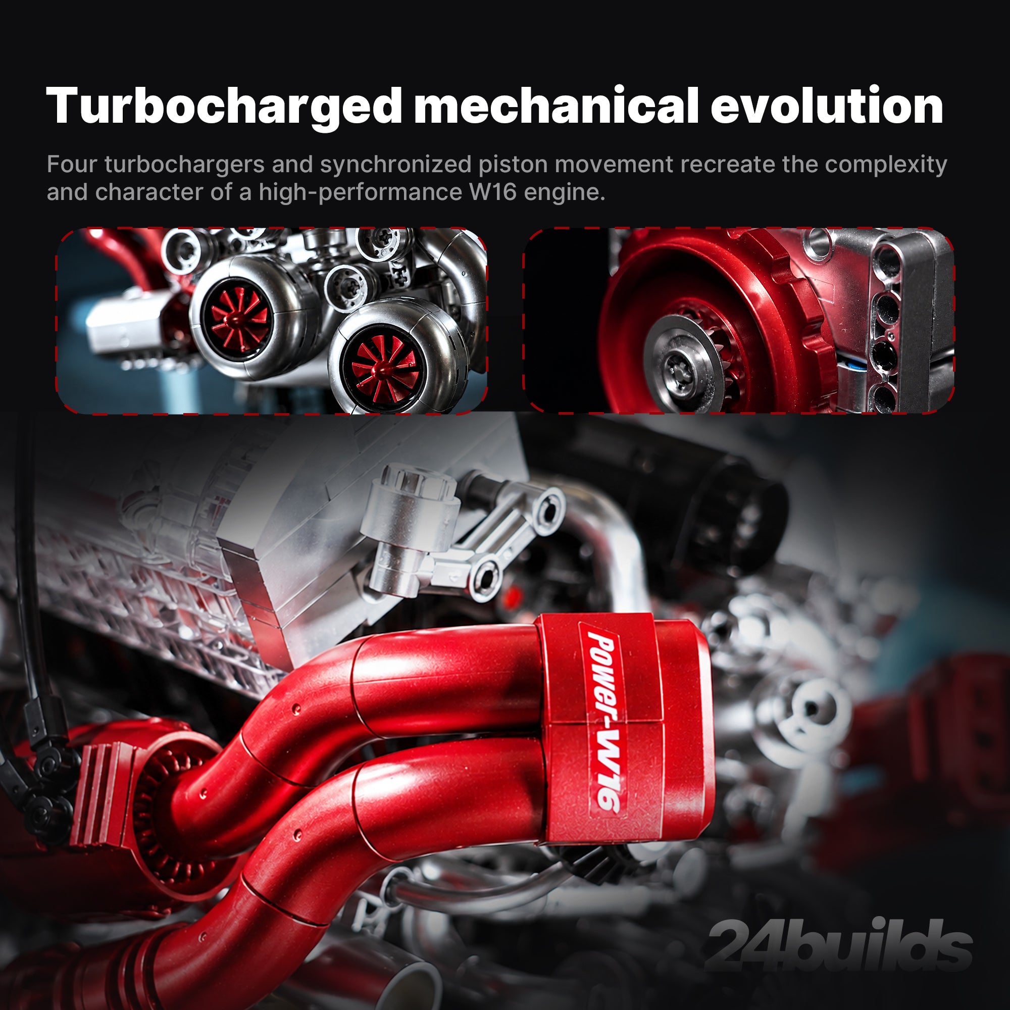Motorised W16 Powertrain Engine