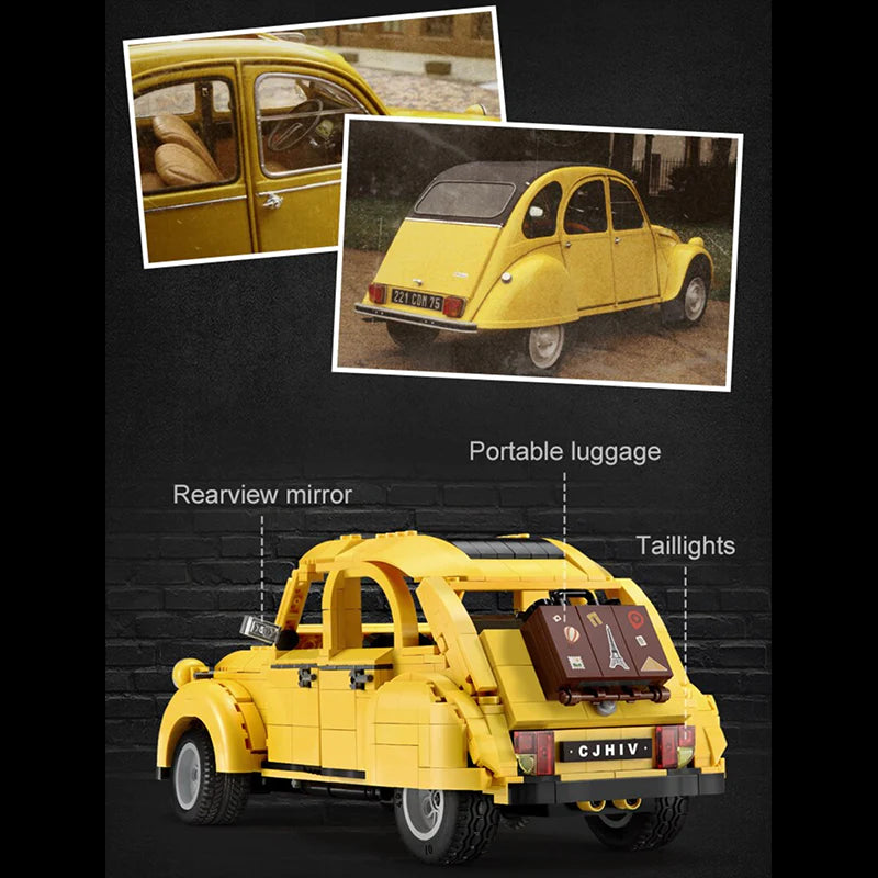Remote Controlled Citroën 2CV | 1238pcs