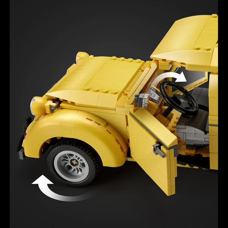 Remote Controlled Citroën 2CV | 1238pcs