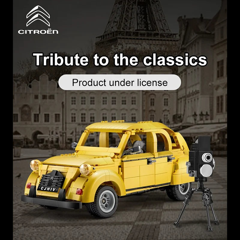 Remote Controlled Citroën 2CV | 1238pcs