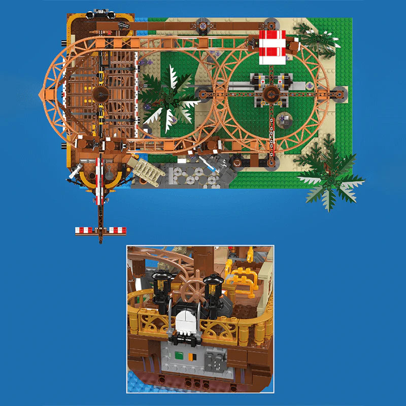 The Pirate Roller Coaster | 2173pcs