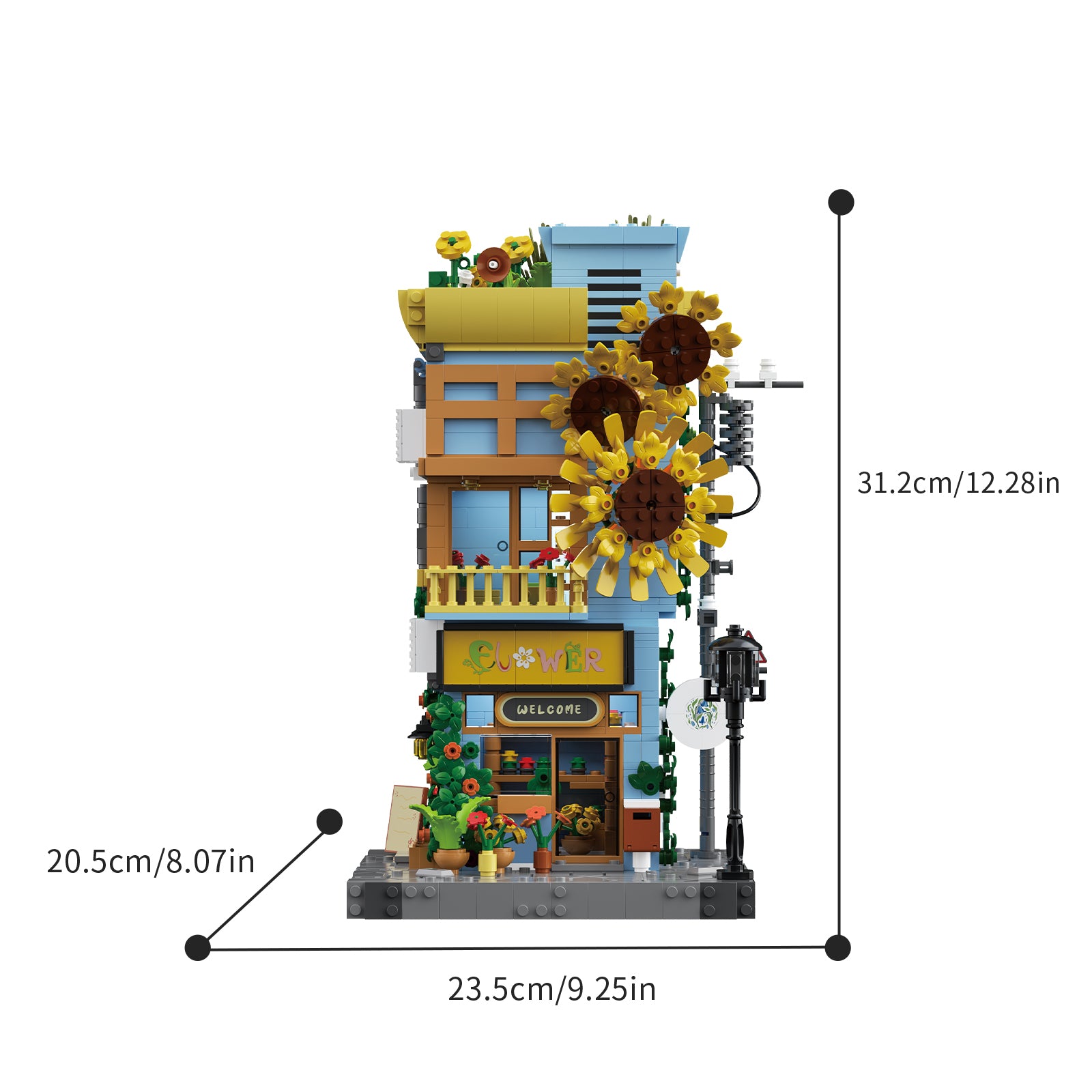 The Sunflower House | 1582pcs