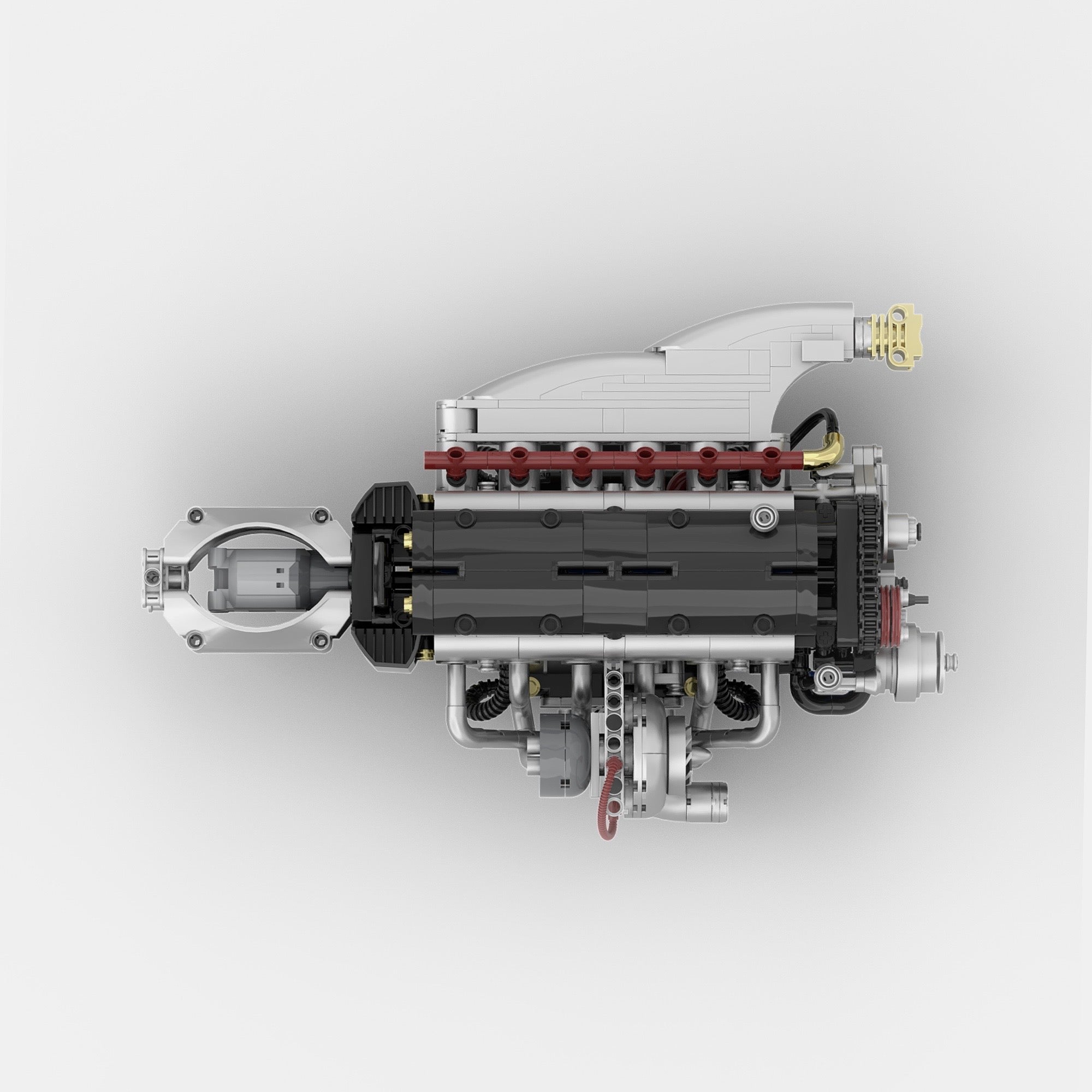 Motorised 2JZ Engine | 1078pcs