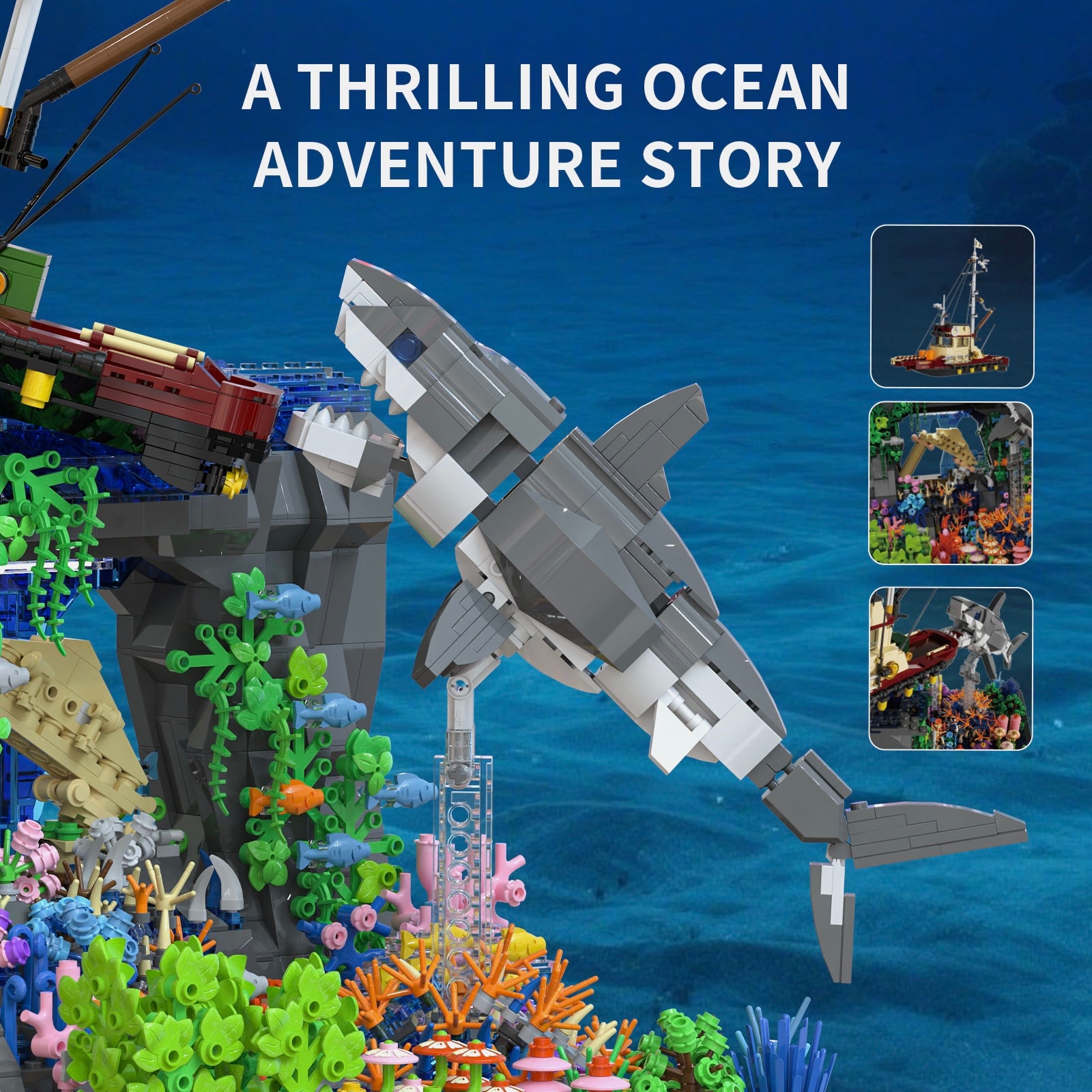 Giant Shark Attack | 2934pcs