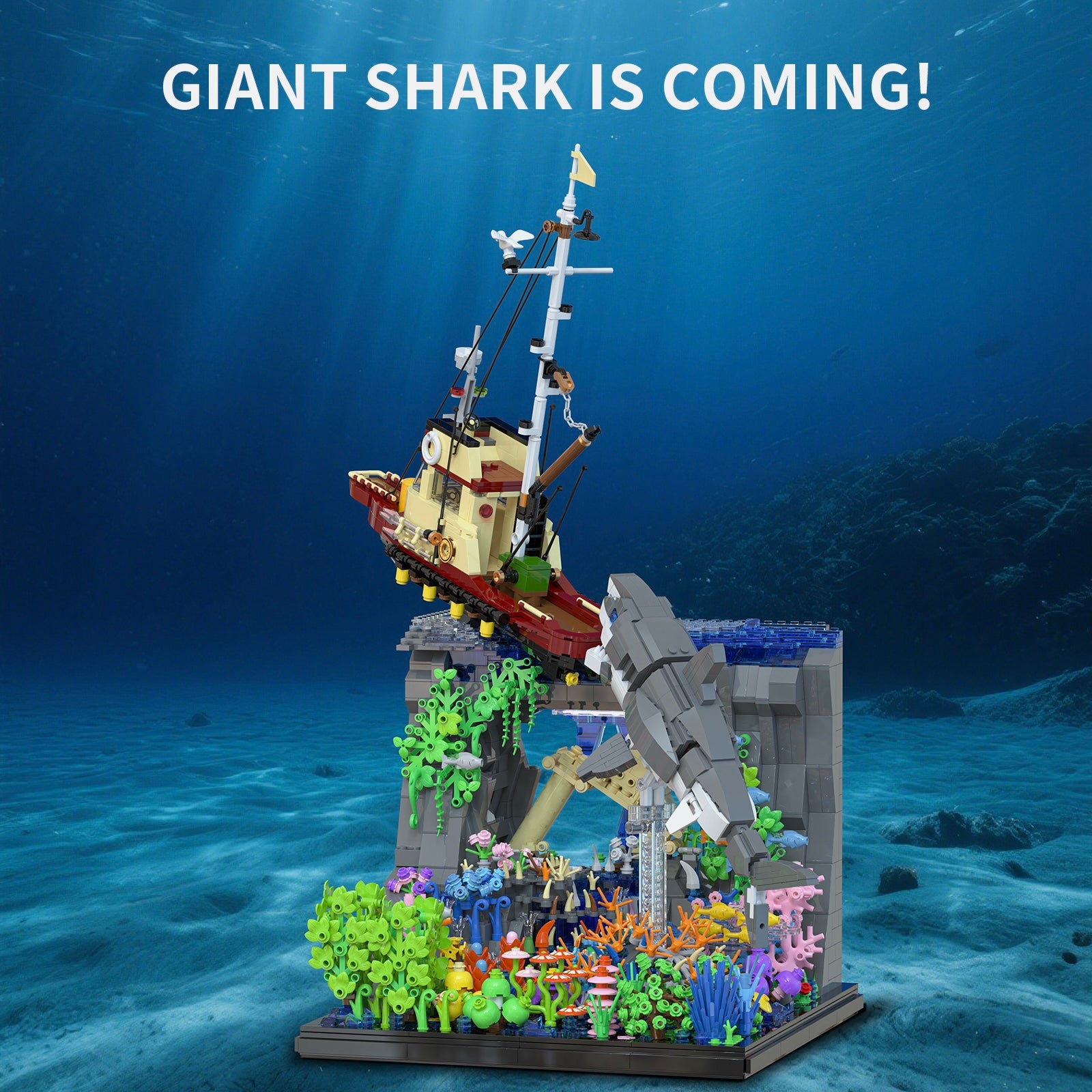 Giant Shark Attack | 2934pcs
