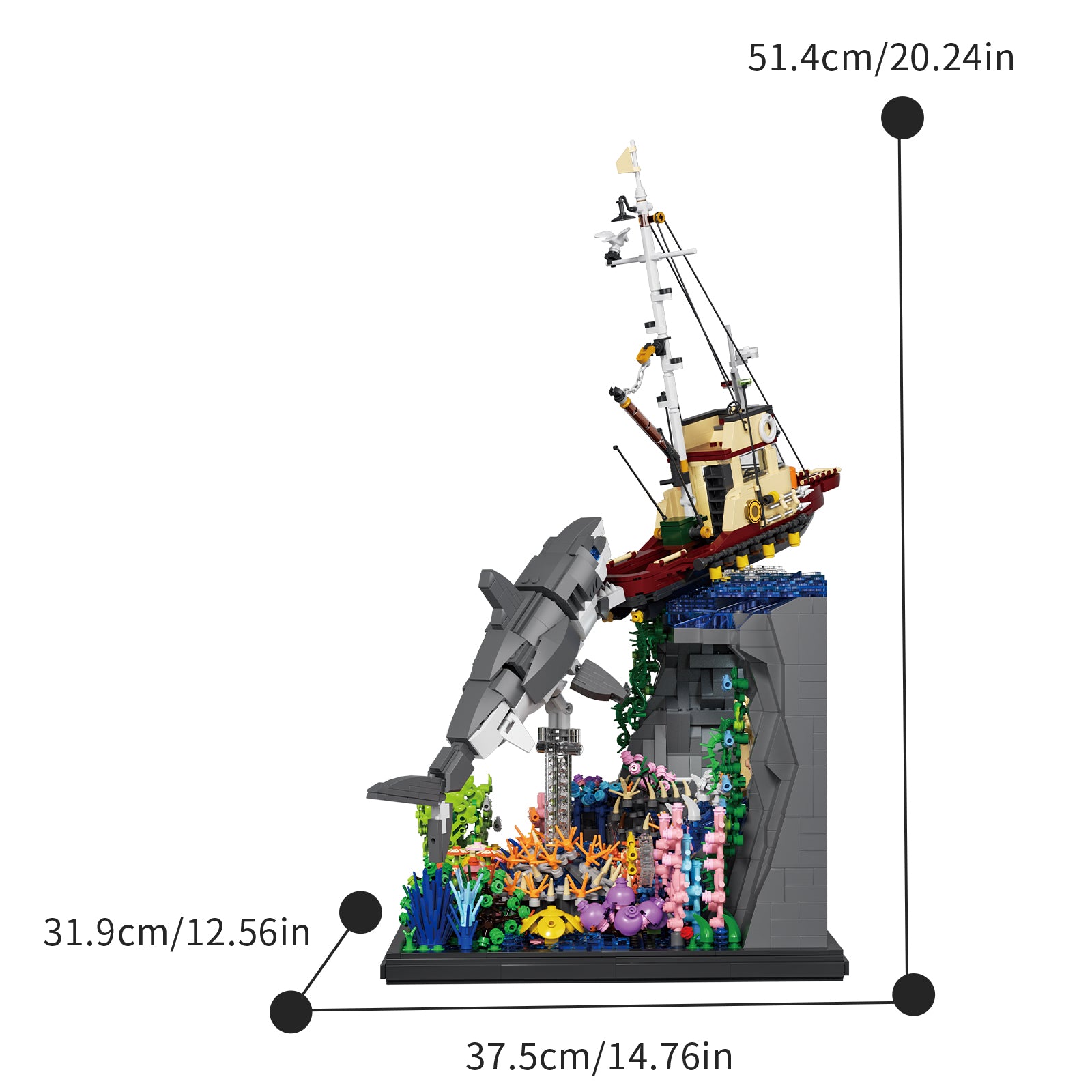 Giant Shark Attack | 2934pcs