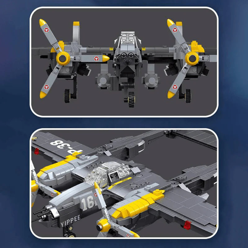 P-38 Fighter | 942pcs