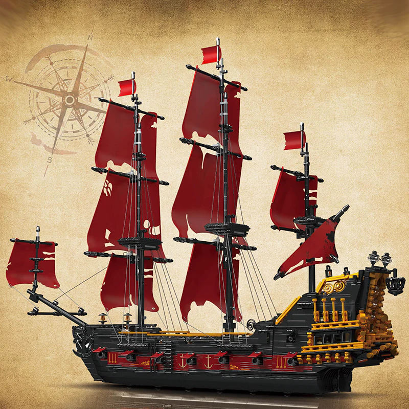 18th Century Pirate Ship | 3138pcs