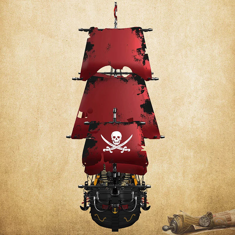 18th Century Pirate Ship | 3138pcs