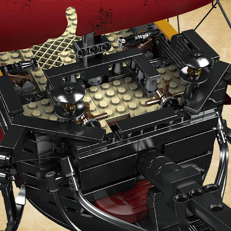 18th Century Pirate Ship | 3138pcs