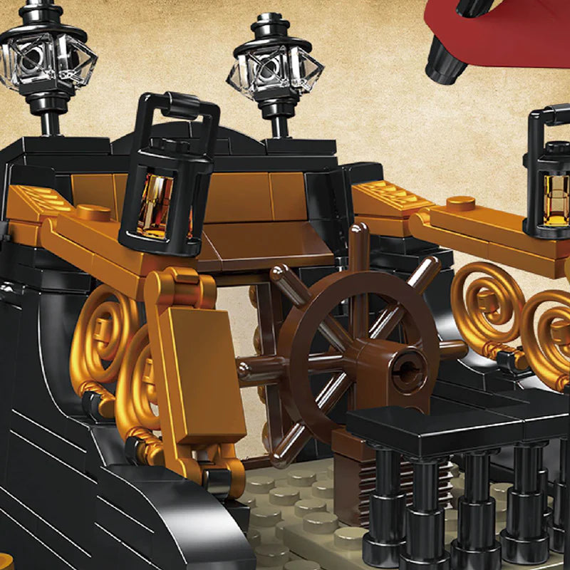 18th Century Pirate Ship | 3138pcs
