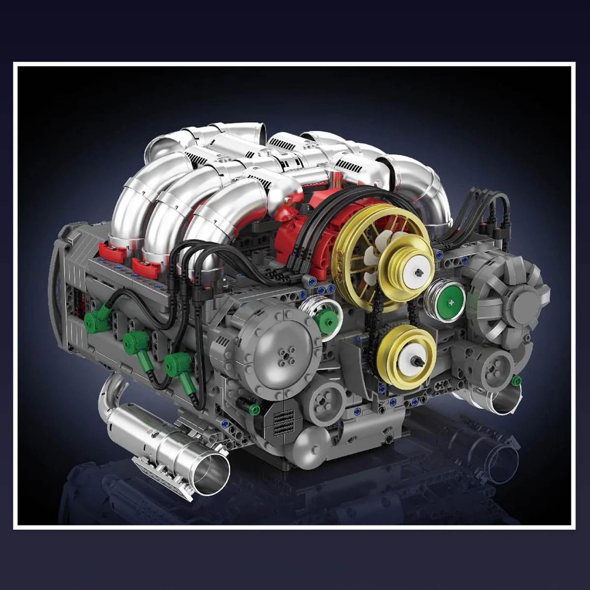 Motorised Flat 6 Engine | 2376pcs