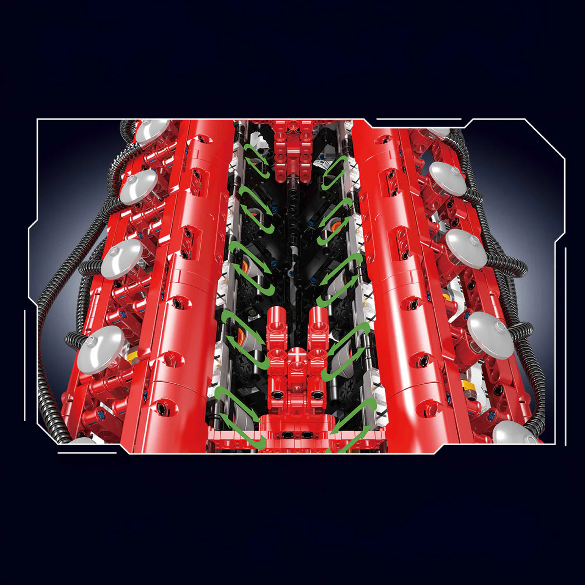 The Ultimate V12 Engine & Gearbox | 3472pcs