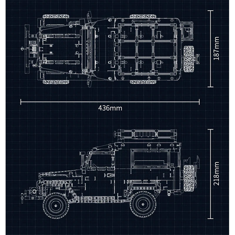 Remote Controlled FJ40 Land Cruiser | 2101pcs