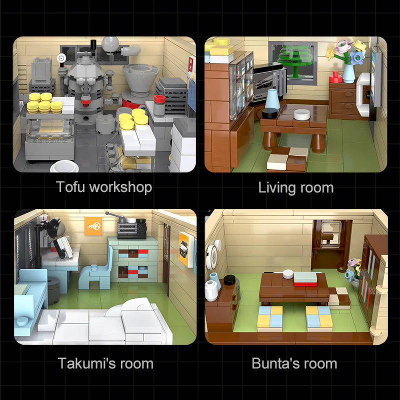 Initial D Fujiwara Tofu Shop | 1912pcs