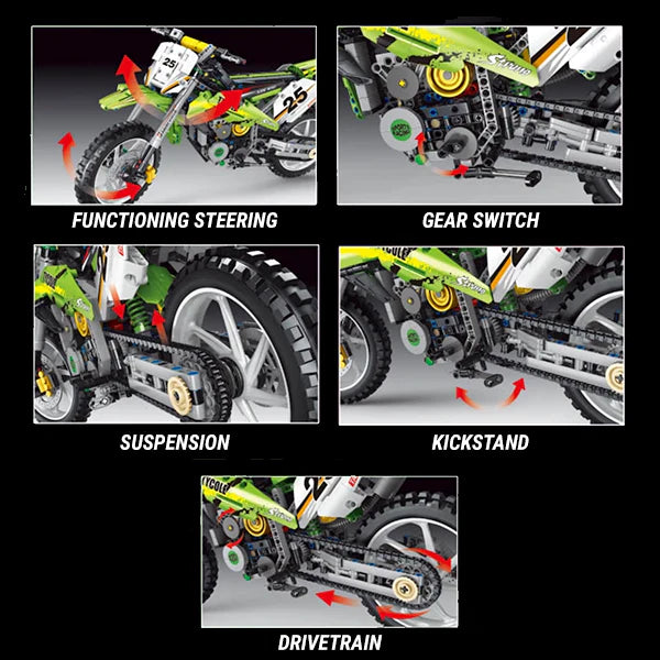 Dirt Bike | 1302pcs