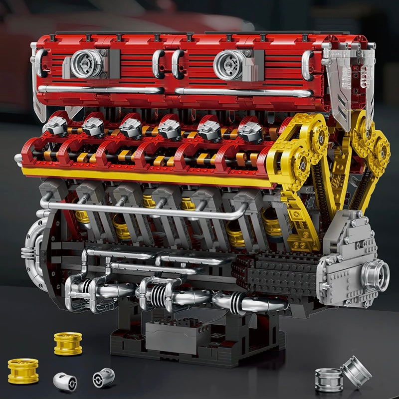 The Ultimate Italian Supercar V12 Engine | 4720pcs