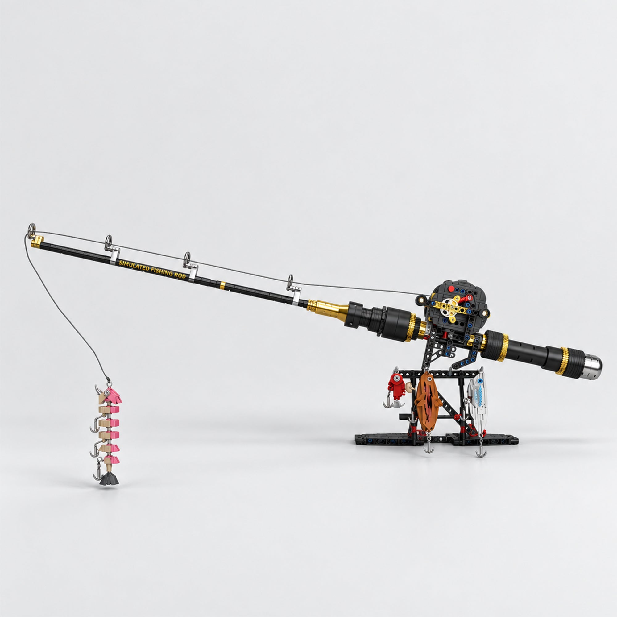 Drum Reel Fishing Rod