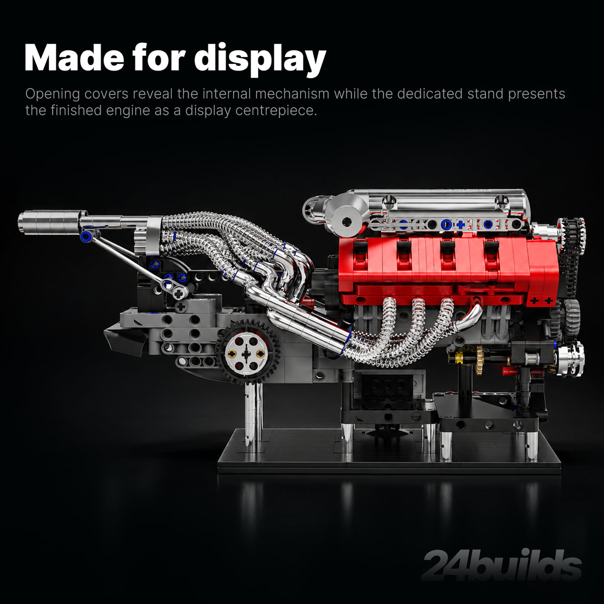 Hand Cranked V8 Engine