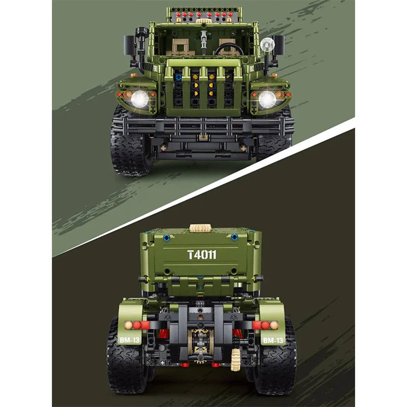 Remote Controlled Katyusha Rocket Launcher | 2269pcs