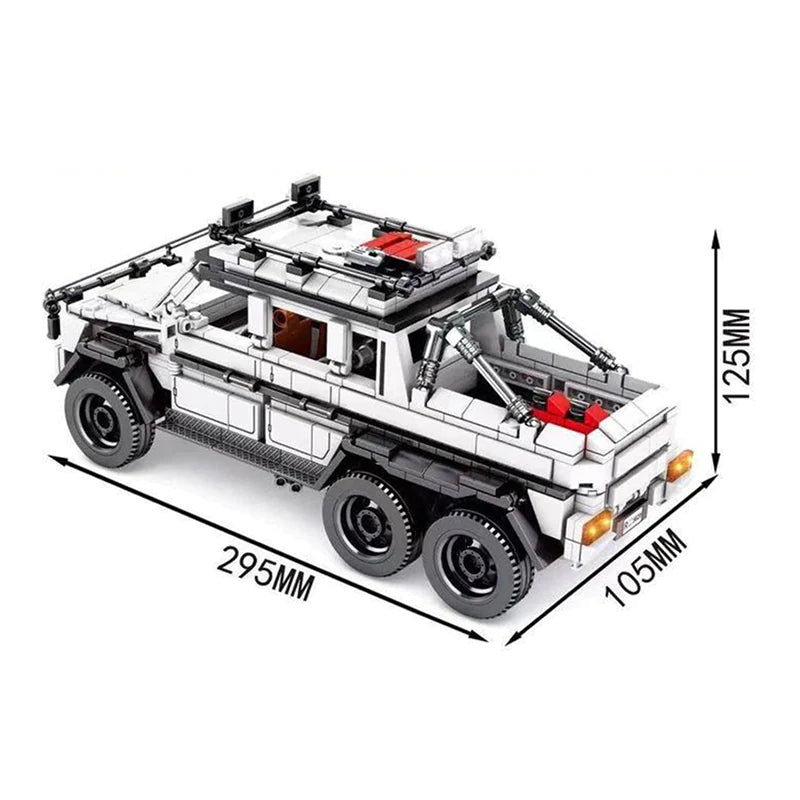 6x6 German Off Roader | 858pcs