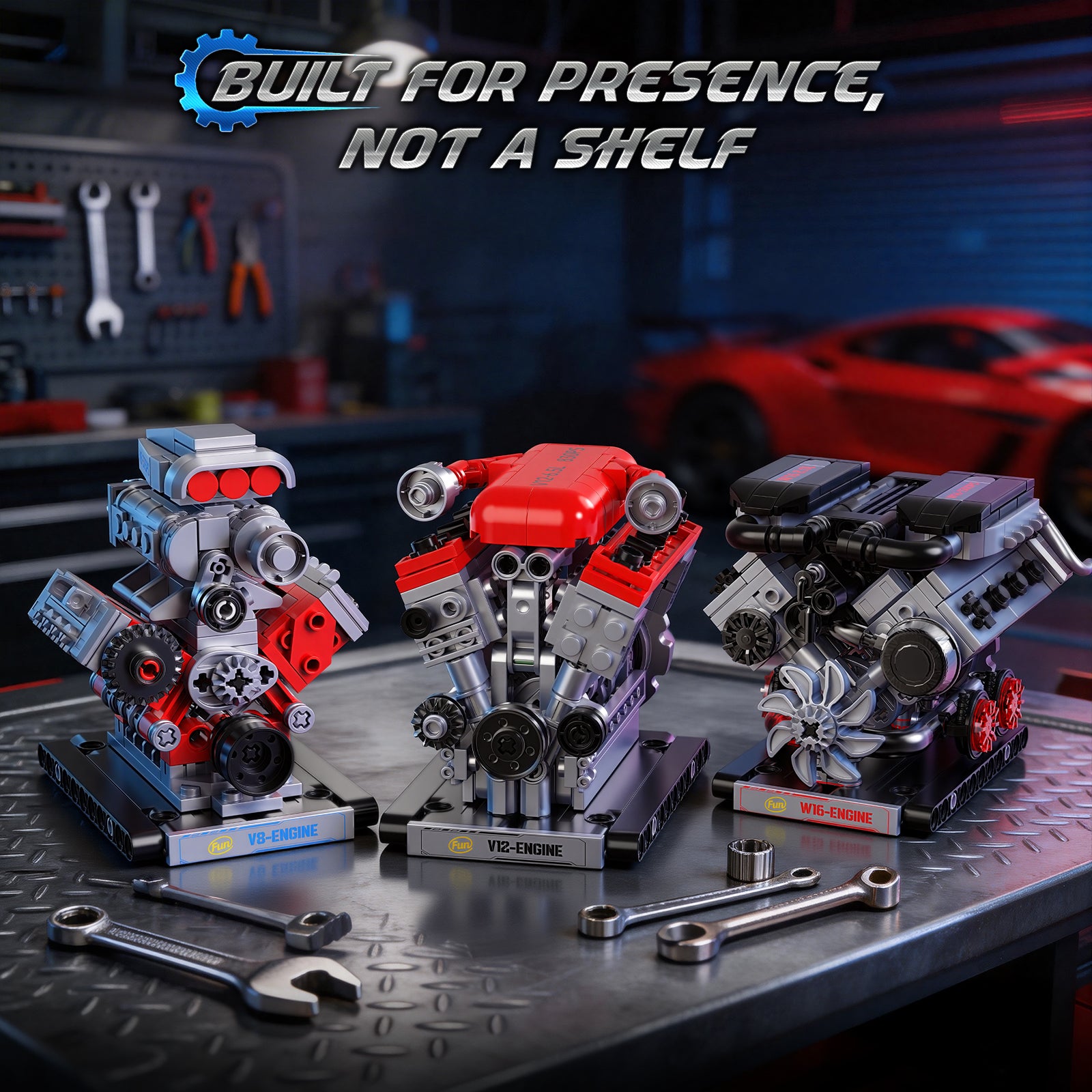 Motorised Hypercar Engine Trio