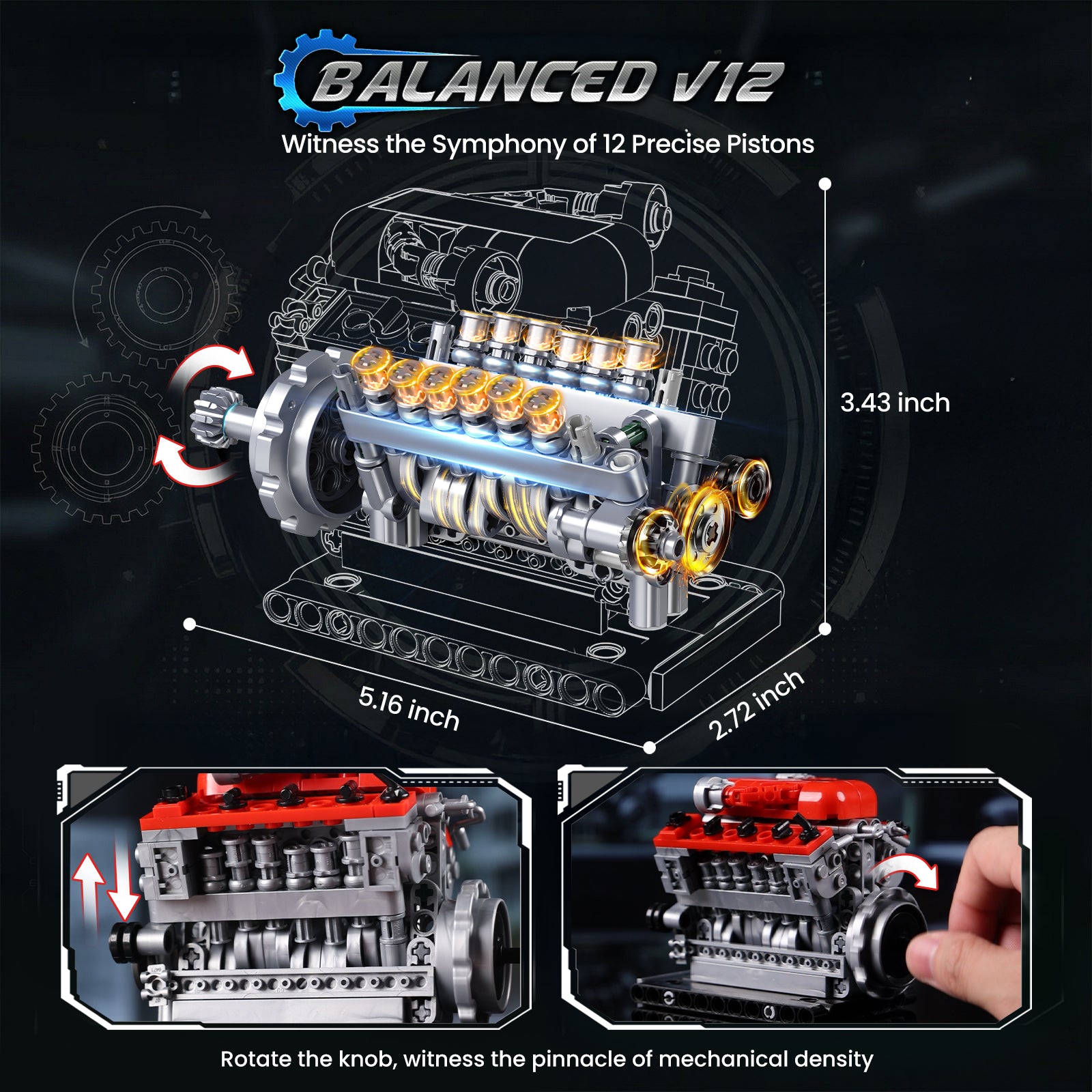 Motorised Hypercar Engine Trio