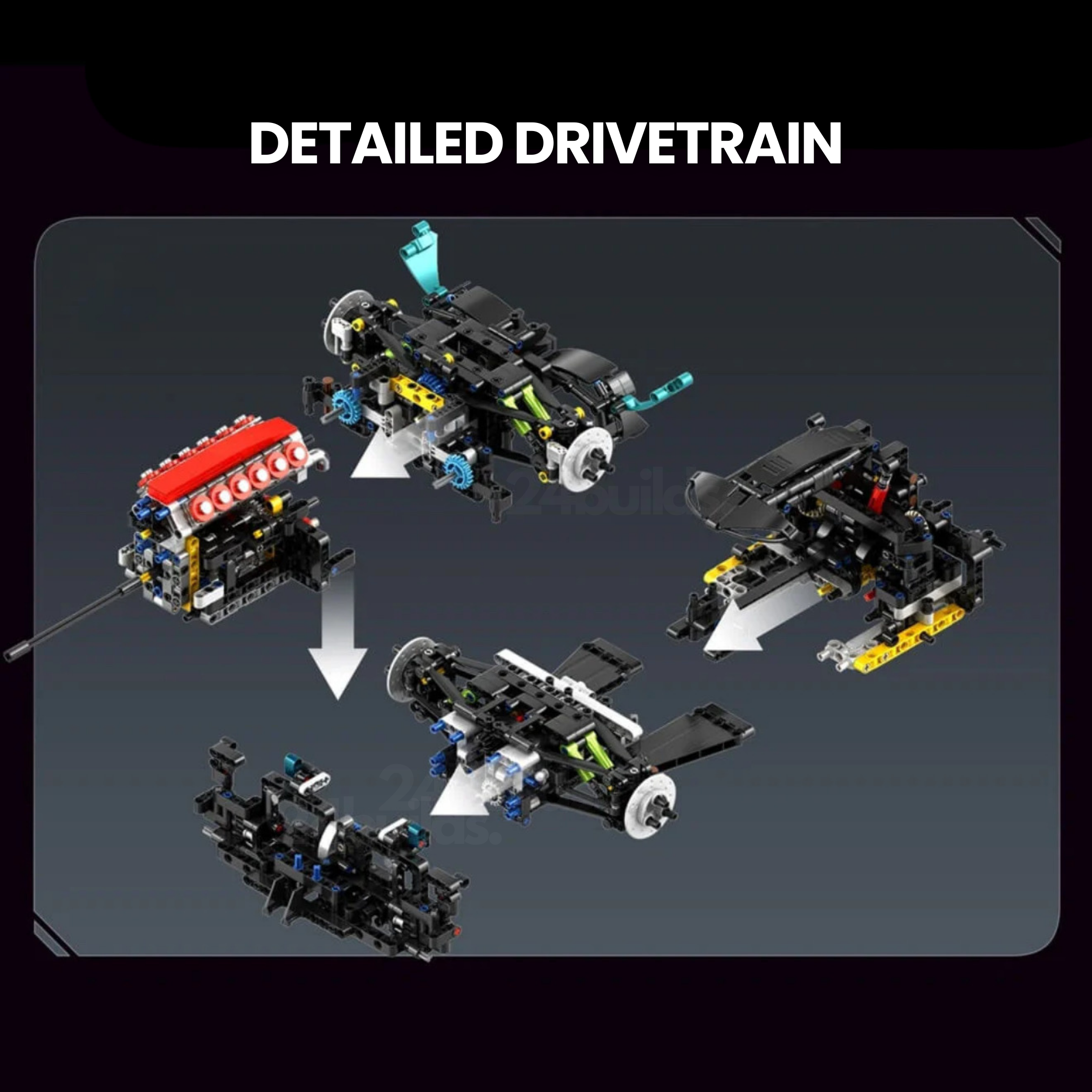 Remote Controlled 24h British Hypercar | 3040pcs