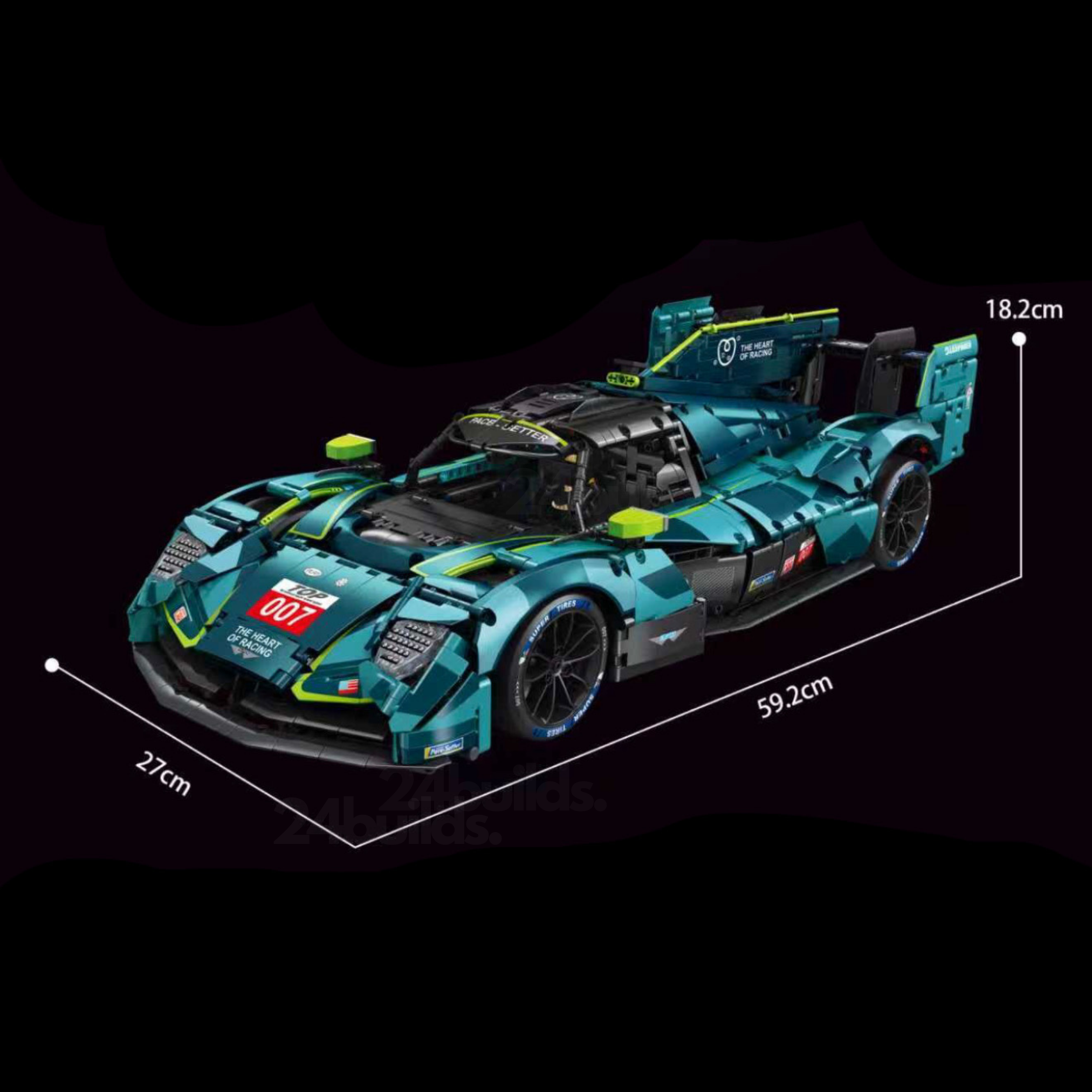 Remote Controlled 24h British Hypercar | 3040pcs