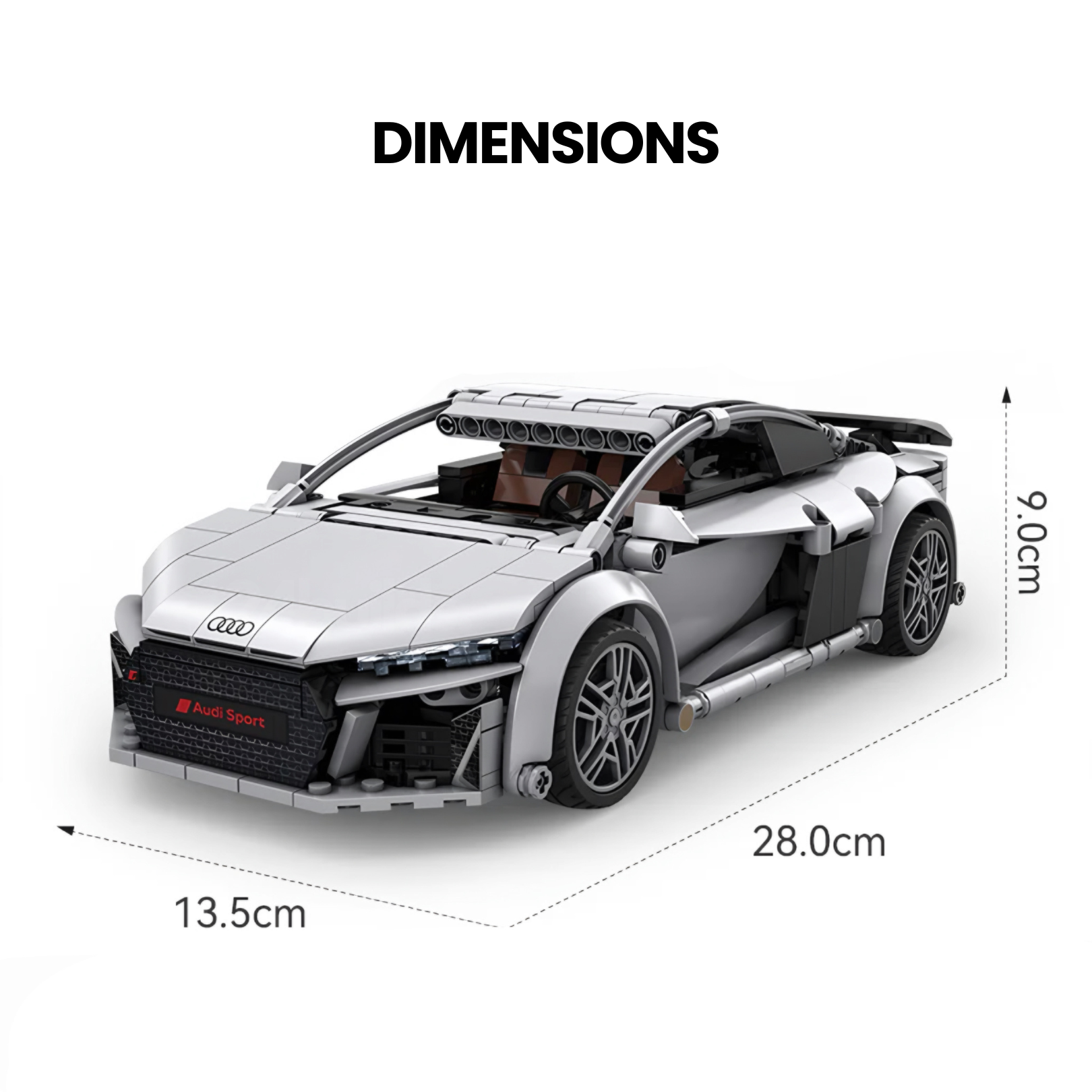Remote Controlled Audi R8 Coupe | 538pcs