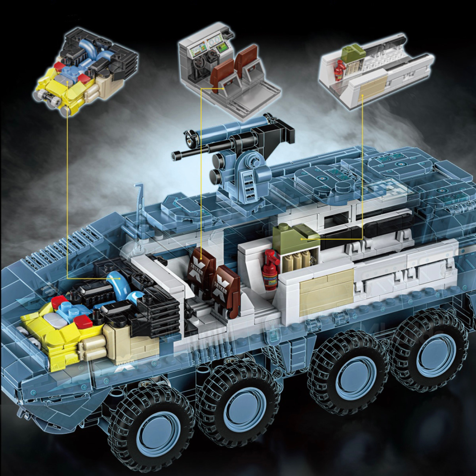 Striker X Armored Vehicle | 2006pcs